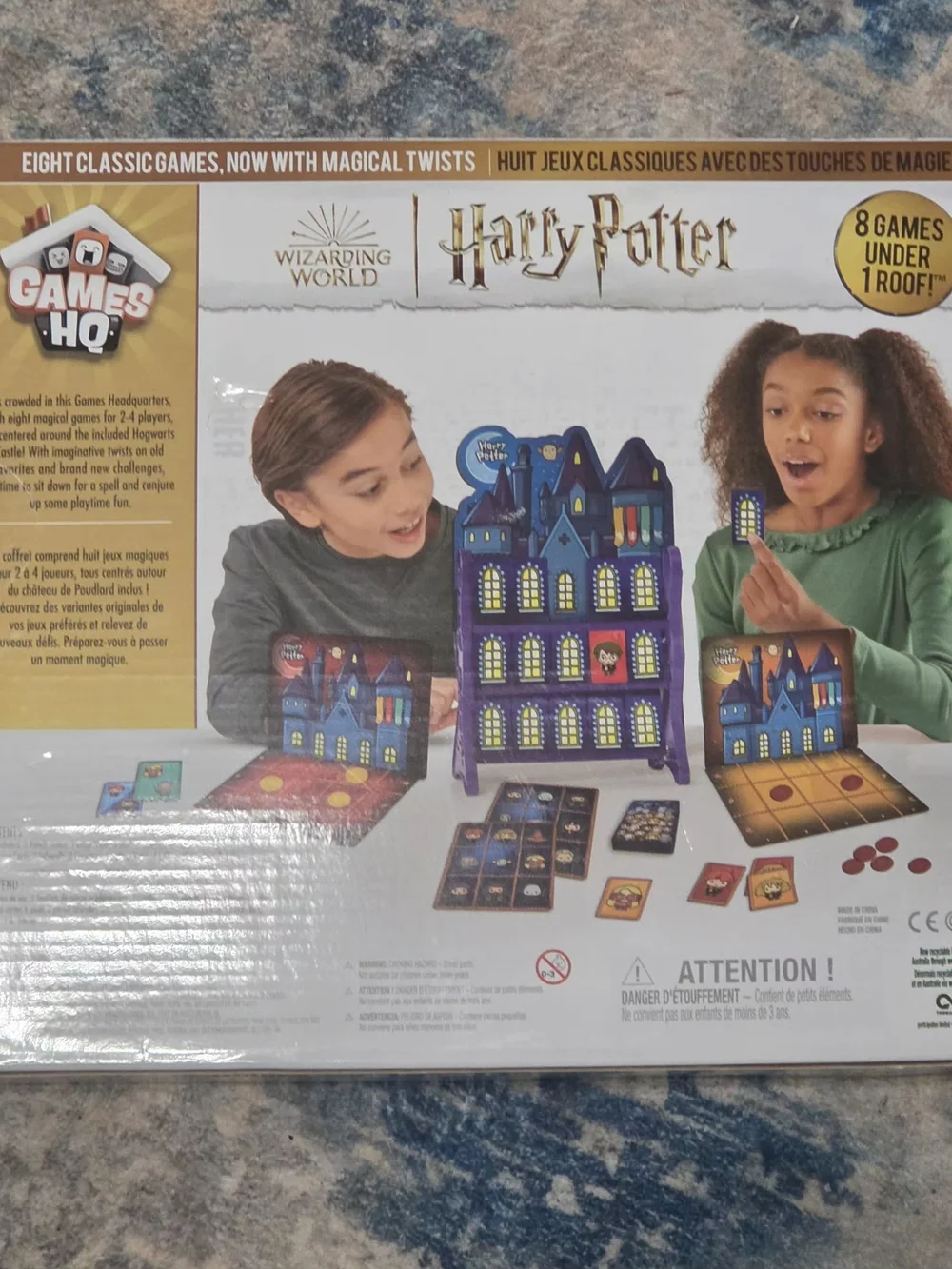 Warner Bros. Harry Potter Purple & Yellow Games HQ Multi-Game Set